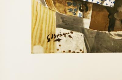 Georges Braque, Violon, Mélodie - lithographie sur papier Arches, 1962 2