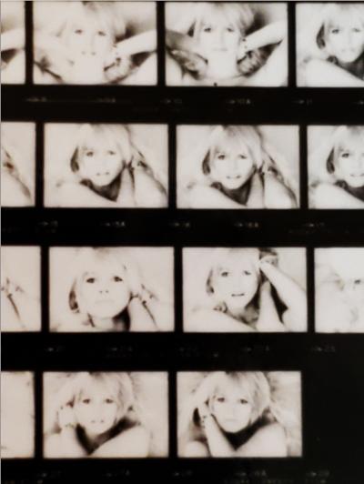Bert Stern, 2 original contact sheets - Audrey Hepburn, Vanessa Redgrave, Brigitte Bardot, 1966 2