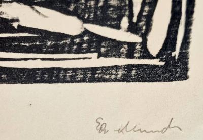 Edvard Munch, The Pretenders: The Last Hour - gravure signée, 1917 2