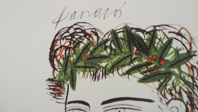 Alekos FASSIANOS : Jeune homme à la couronne d’olivier, Lithographie signée 2