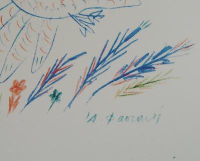 Alekos FASSIANOS : Colombe de la Paix, Lithographie signée 2