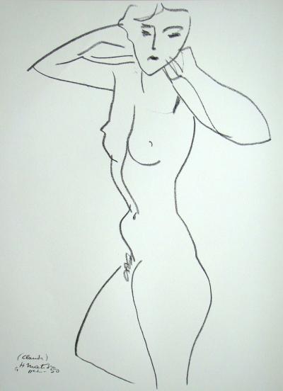 Henri MATISSE (d'après) - Claude, 1981 - Lithographie signée et datée 2
