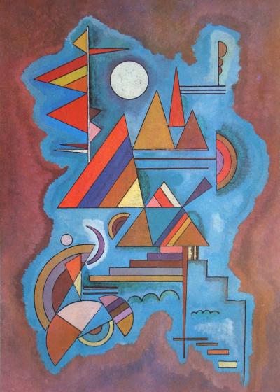 Vassily KANDINSKY ( d’après ) - Composition, 1965 - Lithographie offset 2