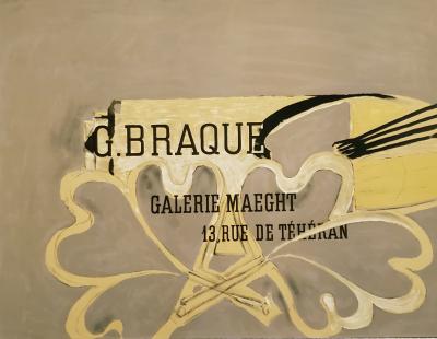 Georges Braque, Galerie Maeght - original lithograph, 1951 2