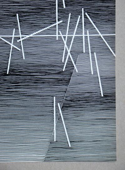 Michel SEUPHOR - Composition, 1958 - Gravure au trait 2