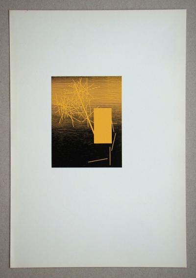 Michel SEUPHOR - Composition, 1958 - Gravure au trait 2