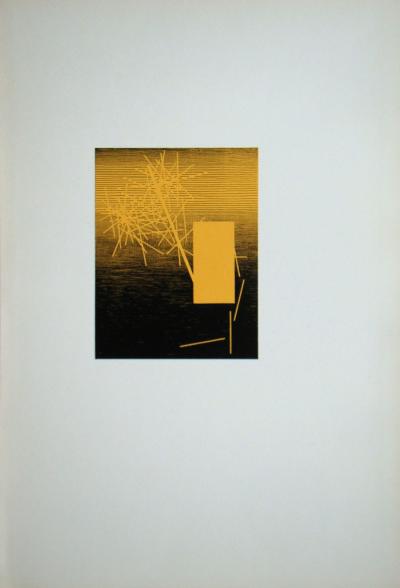 Michel SEUPHOR - Composition, 1958 - Gravure au trait 2