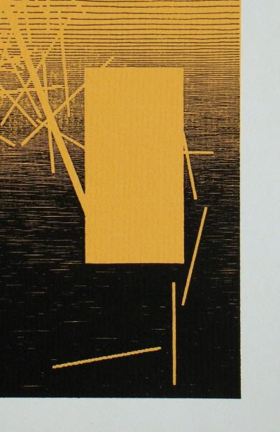 Michel SEUPHOR - Composition, 1958 - Gravure au trait 2