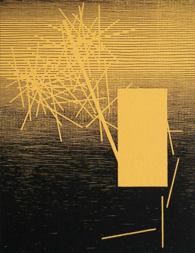 Michel SEUPHOR - Composition, 1958 - Gravure au trait 2