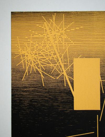 Michel SEUPHOR - Composition, 1958 - Gravure au trait 2