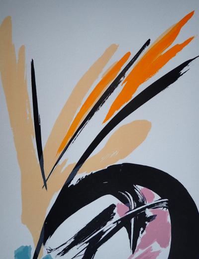 Jean Miotte - The constant eye, the light, 2001 - Original color lithograph 2
