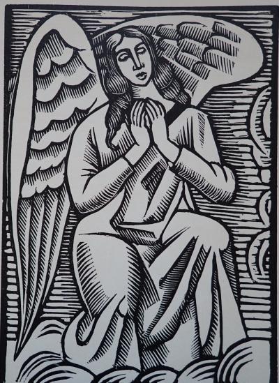 André Lhote - L’ange, 1922 - Bois gravé