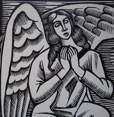 André Lhote - L’ange, 1922 - Bois gravé 2