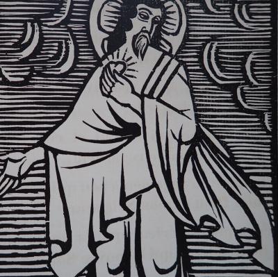 André Lhote - Le protecteur, 1922 - Bois gravé 2
