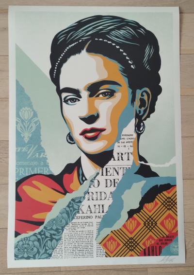 Shepard FAIREY (Obey) - The Woman Who Defeated Pain (Frida Kahlo) Offset Lithograph 2