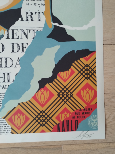 Shepard FAIREY (Obey) - The Woman Who Defeated Pain (Frida Kahlo) Offset Lithograph 2