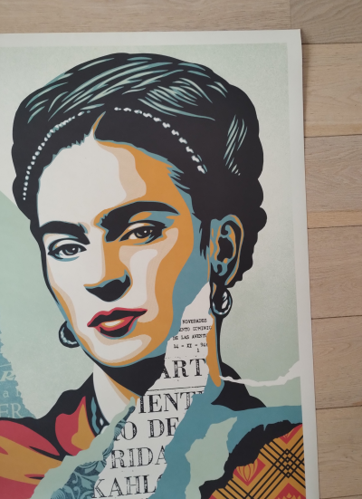 Shepard FAIREY (Obey) - The Woman Who Defeated Pain (Frida Kahlo) Offset Lithograph 2