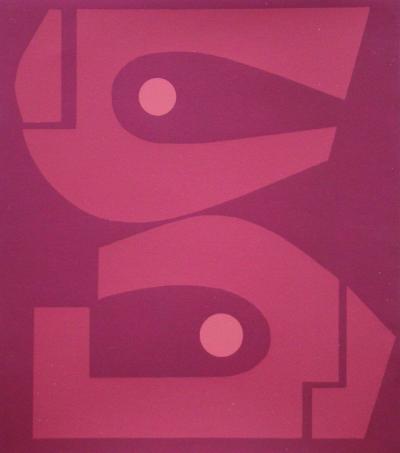 Edgard PILLET - Composition abstraite, 1967 - Sérigraphie originale 2