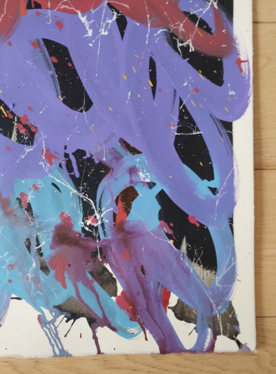 Jonone - Untitled colour V, Jonone - Encre sur papier 2