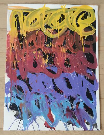 Jonone - Untitled colour V, Jonone - Encre sur papier 2