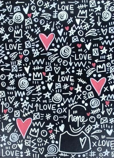 Mr Hope - Le monde de Mr.Hope - Acrylique sur toile 2