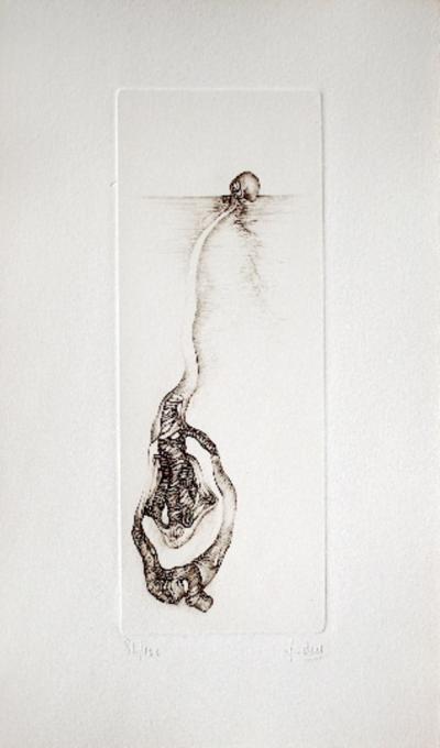 Fred DEUX - Gris 5, 1978, Gravure 2