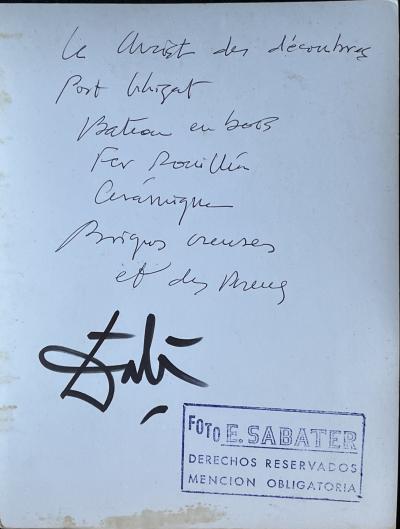 Enrique Sabater – Christ of the Rubble, Port Lligat by Salvador Dali - Silver print, signed and titled 2