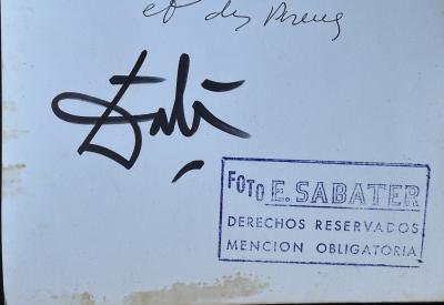 Enrique Sabater – Christ of the Rubble, Port Lligat by Salvador Dali - Silver print, signed and titled 2