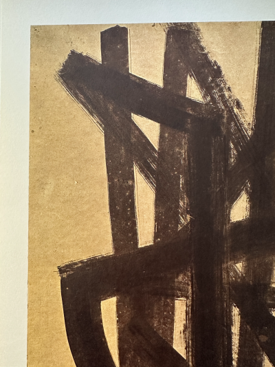 Pierre SOULAGES : Peinture 1948, Héliogravure signée 2