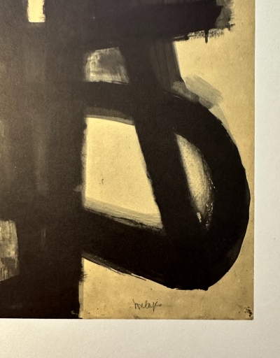 Pierre SOULAGES : Peinture 1947, Héliogravure signée 2