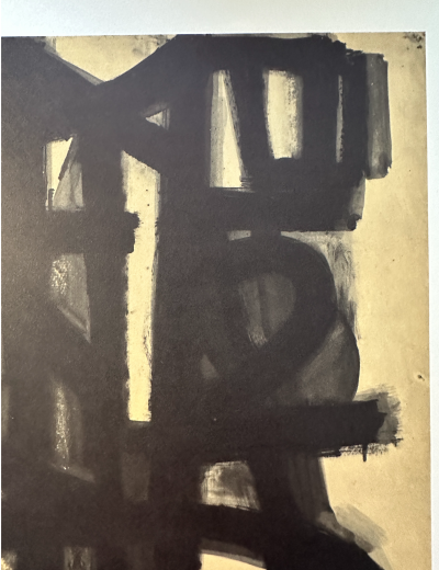 Pierre SOULAGES : Peinture 1947, Héliogravure signée 2