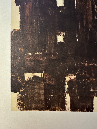 Pierre SOULAGES : Peinture 1948, Héliogravure signée 2
