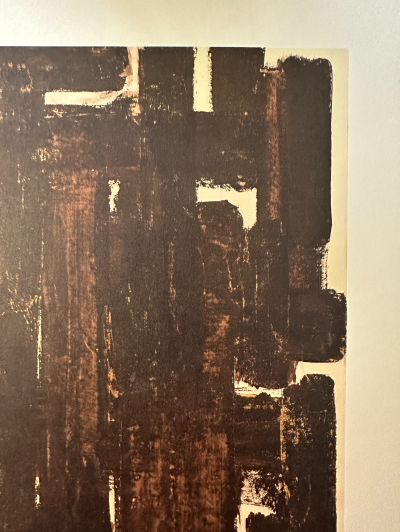 Pierre SOULAGES : Peinture 1948, Héliogravure signée 2