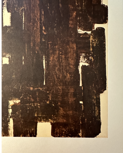 Pierre SOULAGES : Peinture 1948, Héliogravure signée 2