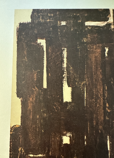 Pierre SOULAGES : Peinture 1948, Héliogravure signée 2