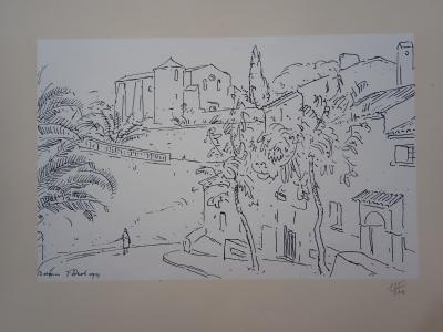 Frédéric DESHAYES  - Bormes - Gravure 2