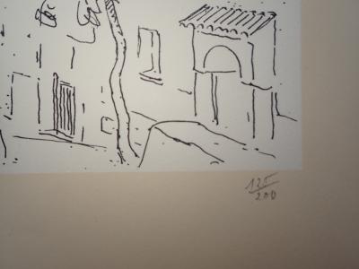 Frédéric DESHAYES  - Bormes - Gravure 2