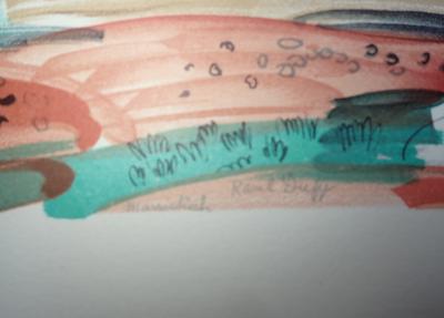 Raoul Dufy (d’après) - Au pied de l’Atlas - Lithographie signée 2