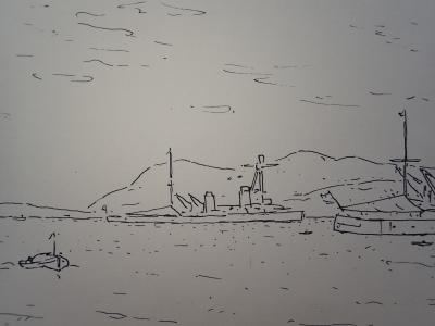 Frédéric DESHAYES (d’après) - Toulon - Gravure 2