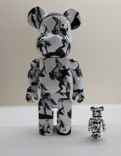 Medicom Toy - BE@RBRICK HIGHWAYMAN 100% & 400% Banksy - Figurines 