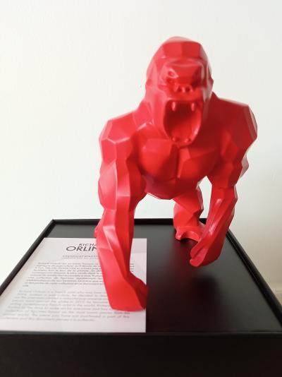 Richard Orlinski - kong origin red matt - sculpture 2