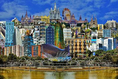 Gaudi .C - La-barceloneta-city, 2018 - 2
