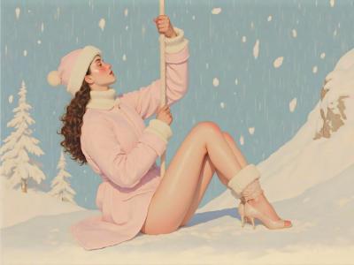 La Tyrolienne - Mr Strange - 2024 - Giclée sur papier Hanhemühle 2