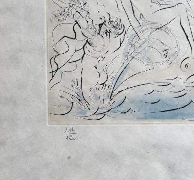 Salvador DALI - Triomphe de Vénus, 1971 - Gravure originale signée numérotée crayon 2