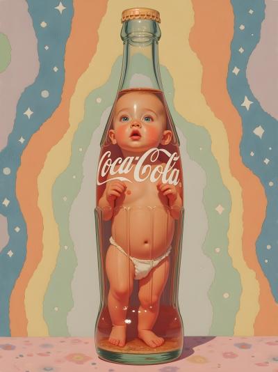 Mr Strange - Iconic Coca Cola, 2024 - Giclée 2