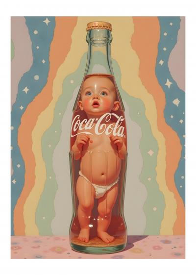 Mr Strange - Iconic Coca Cola, 2024 - Giclée 2