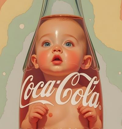 Mr Strange - Iconic Coca Cola, 2024 - Giclée 2