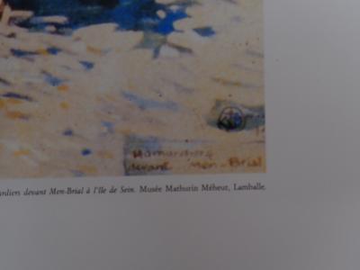 Mathurin Meheut (d’après) - Homardiers devant Men-Brial à l’île de Sein - Affiche 2