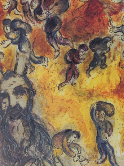 Marc CHAGALL: Moses and the Exodus, Signed lithograph 2
