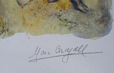 Marc CHAGALL: Moses and the Exodus, Signed lithograph 2